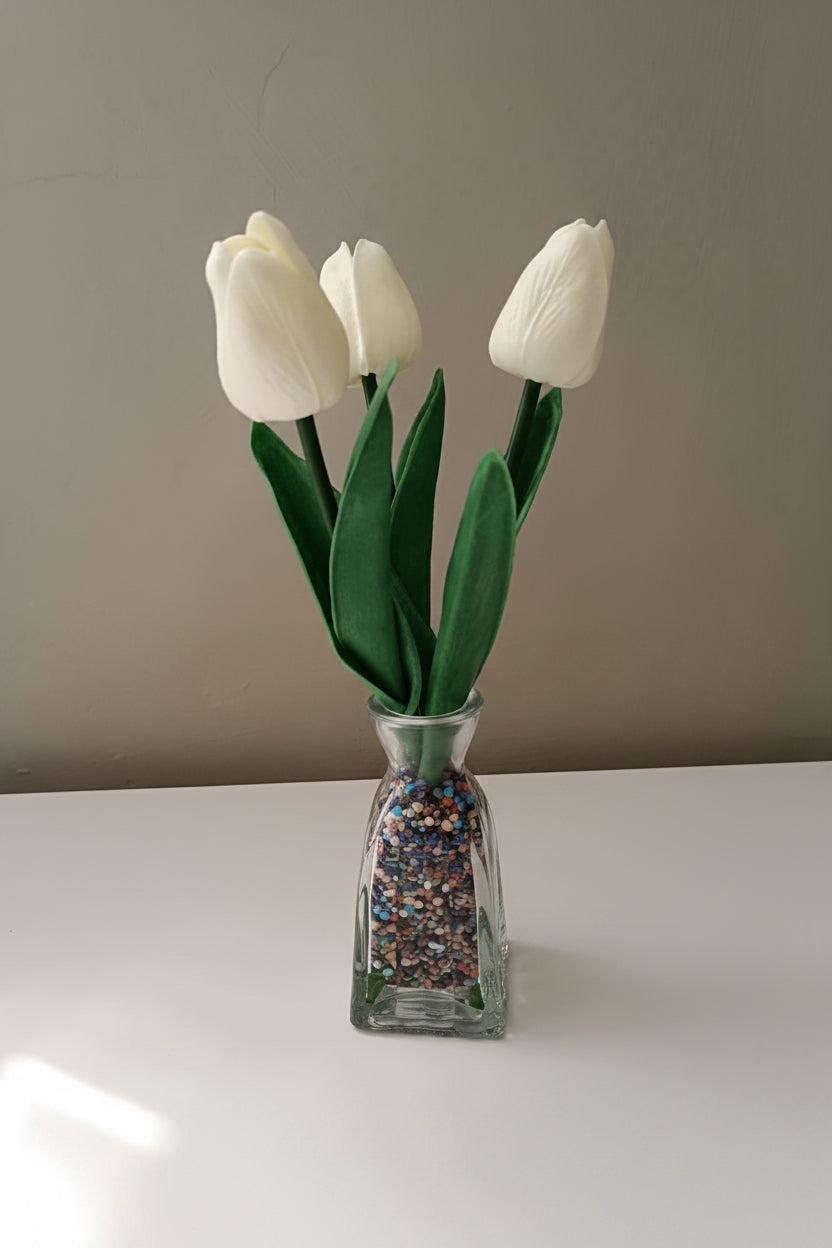 Jarrón con flores
